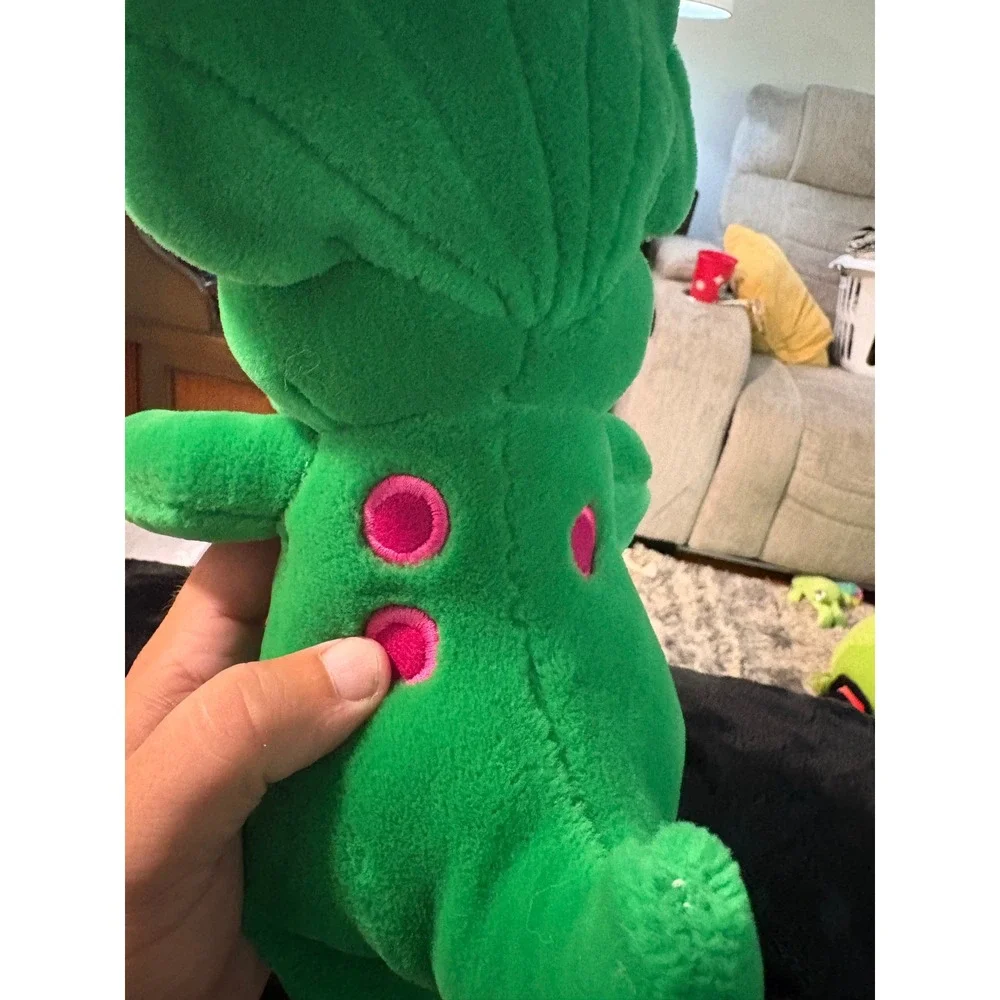 Vintage 1992 Barney Baby Bop Plush Dakin Lyons Group Green Dinosaur 10 inch